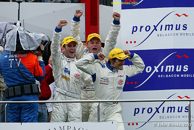 Marc Leib takes the flag and victory in the Spa 24 Hours