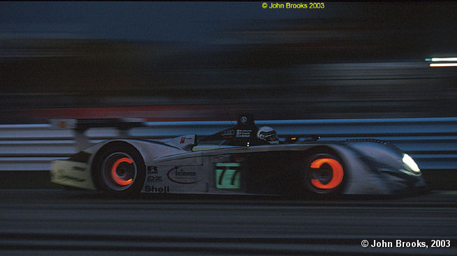Seen in 2004?  McNish back in an Audi?