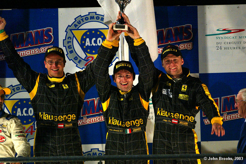 GT podium Englehorn & Montermini & Peter