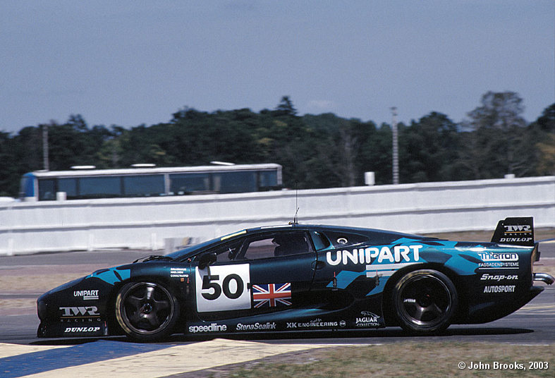 Win some, lose some.......David Brabham, John Nielsen and David Coulthard in the class winning Jaguar XJ220C.......until exhaust issues caused their subsequent disqualification