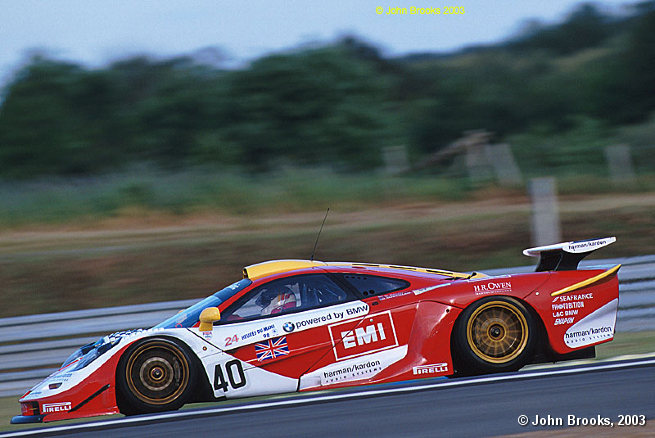 1998 McLaren F1 GTR at Le Mans an incredible 4th place overall