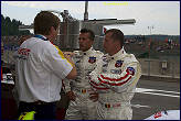 Anthony Kumpen with Thierry Tassin before last year's Spa shunt