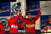 GTS Podium..........Darren Turner and Jamie Davies