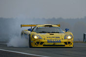 Wolfgang Kaufmann in typical form with the Saleen
