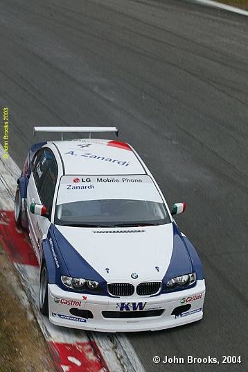 Not Kerbing his Enthusiasm. Alex at the Parabolica