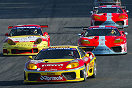N-GT battle early on with the Ferrari 360 Modena of Bertolini leading the pack