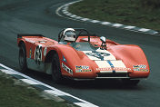 Bonnier and Westbury were second in 2 Litre class with the Lola T212