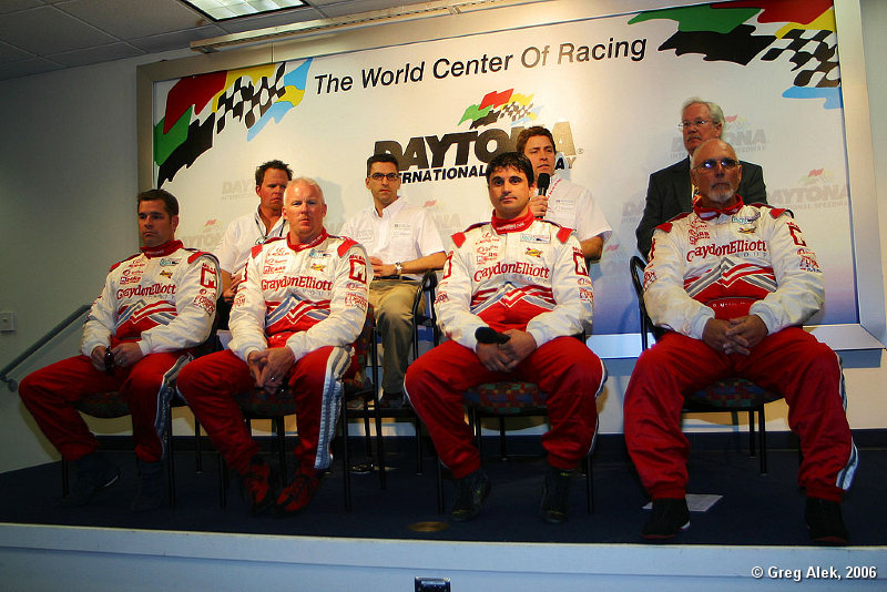 No 6. Press Conf. Front Roll Drivers (L To R) Ken Wilden,Paul Tracy, Paul Mears, Jr. & Paul Tracy