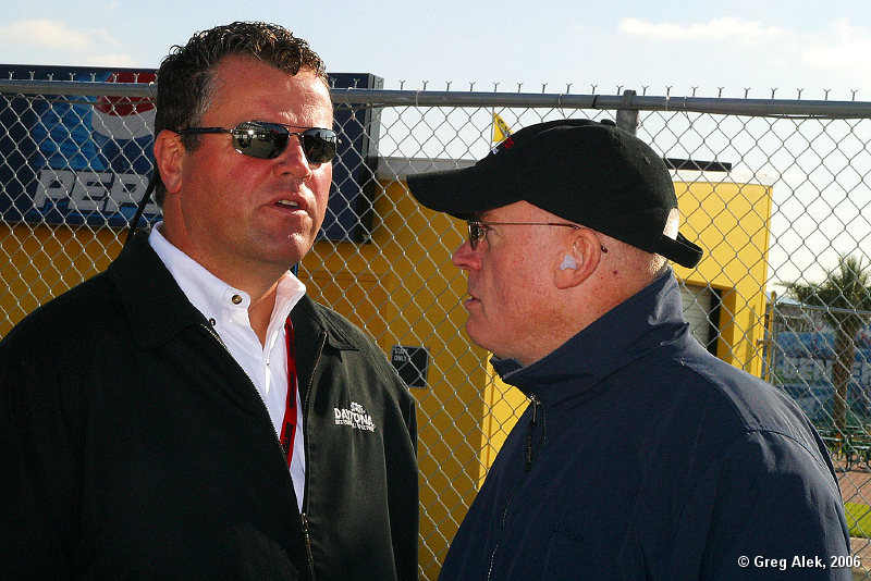 DAYTONA INTERNATIONAL SPEEDWAY PRESIDENT  ROBIN BRAIG TALKS WITH ROB DYSON