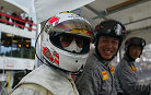 Very happy Tom Kristensen and Audi Team Goh