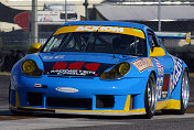 Last year's winner and fastest GT, Racers Group Porsche
