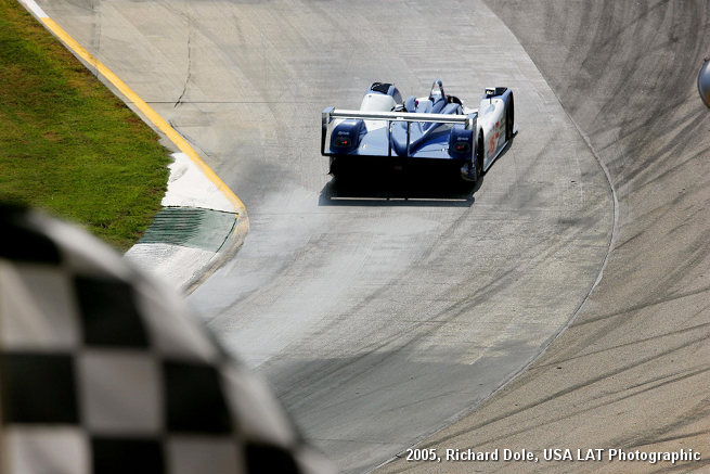 September Zytek locking for checkered during PLM qualifying